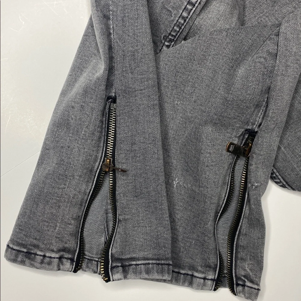 Levi's Lot 510 Grey Ankle Zip Denim Skinny’s - Picture 7 of 13